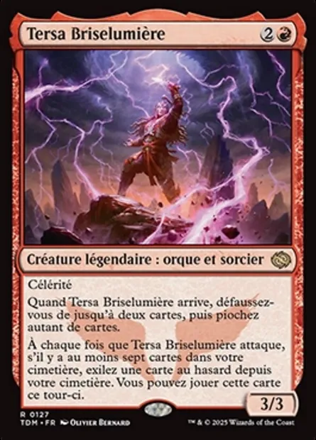 Tersa Briselumière, carte Magic TDM 127 — extension Tarkir: Dragonstorm