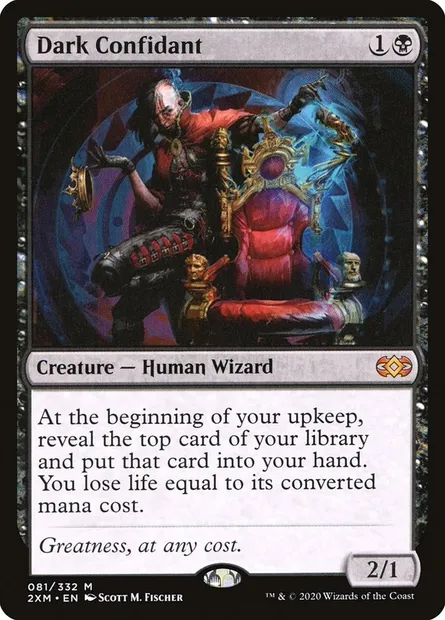 Dark Confidant, Magic card 2XM 81 — Double Masters set