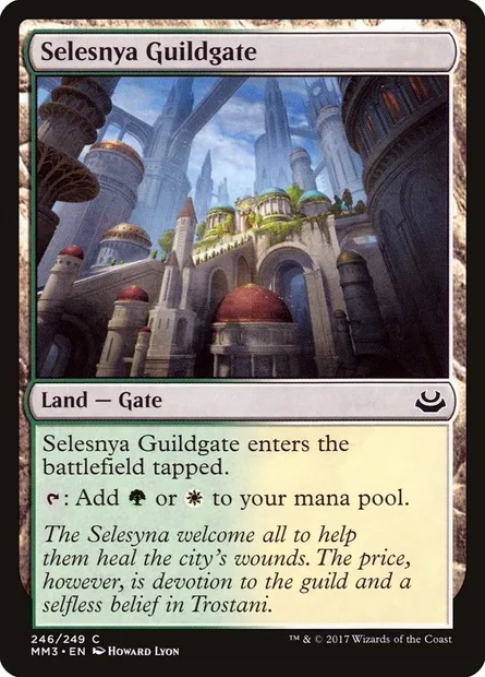 Selesnya Guildgate, Magic card MM3 246 — Modern Masters 2017 set