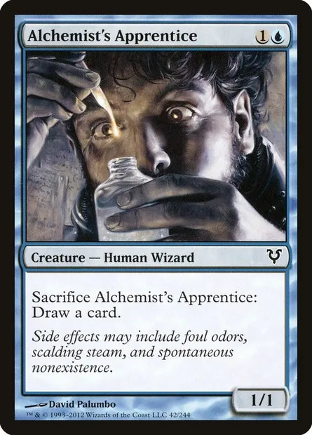 Alchemist's Apprentice, Magic card AVR 42 — Avacyn Restored set