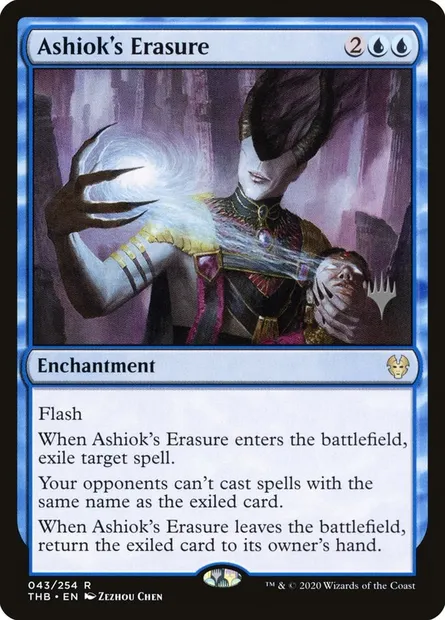Ashiok's Erasure, Magic card PTHB 43p — Theros Beyond Death Promos set