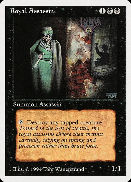 Royal Assassin, Magic card SUM 125 — Summer Magic / Edgar set