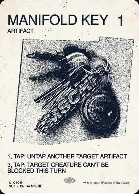 MANIFOLD KEY, Magic card SLZ 106 — The Zeta Set set