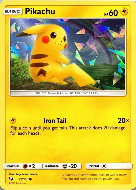 Pikachu, carte Pokémon TDX 028-9 — extension Theme Deck & Blisters Exclusives