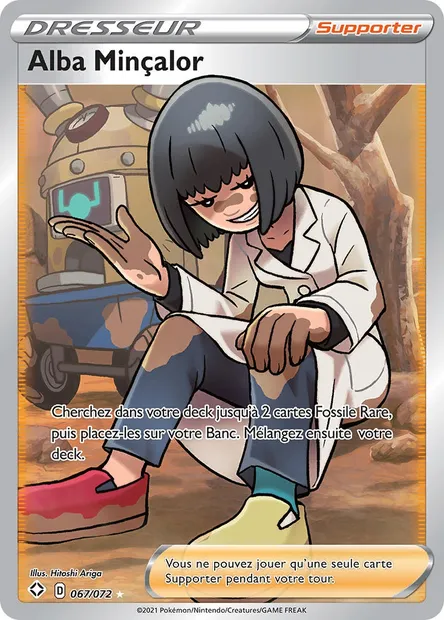 Alba Minçalor, carte Pokémon SHF 67 — extension Destinées Radieuses