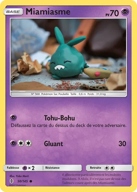 Miamiasme, carte Pokémon GRI 50 — extension Gardiens Ascendants