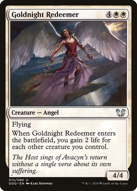 Rédemptrice d'Ornuit, carte Magic DDQ 13 — extension Duel Decks: Blessed vs. Cursed