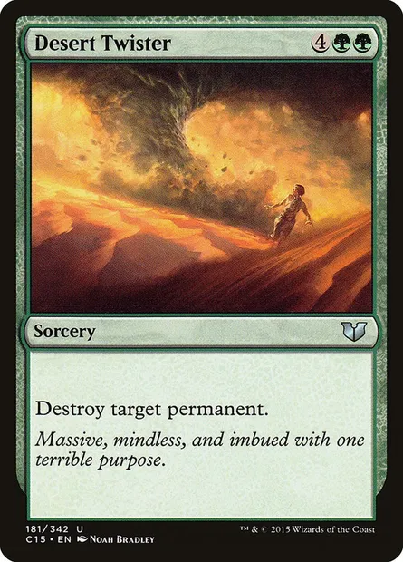 Desert Twister, Magic card C15 181 — Commander 2015 set
