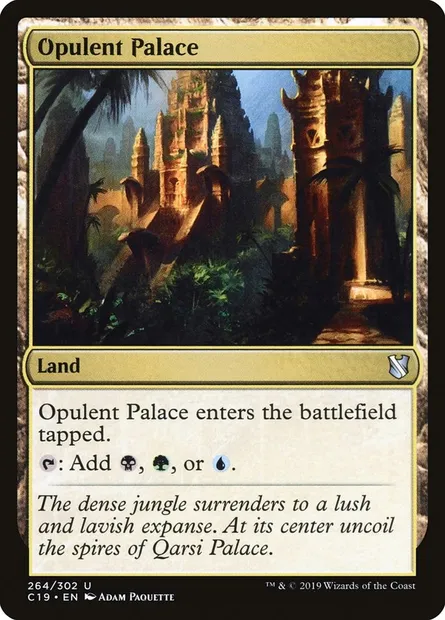 Opulent Palace, Magic card C19 264 — Commander 2019 set