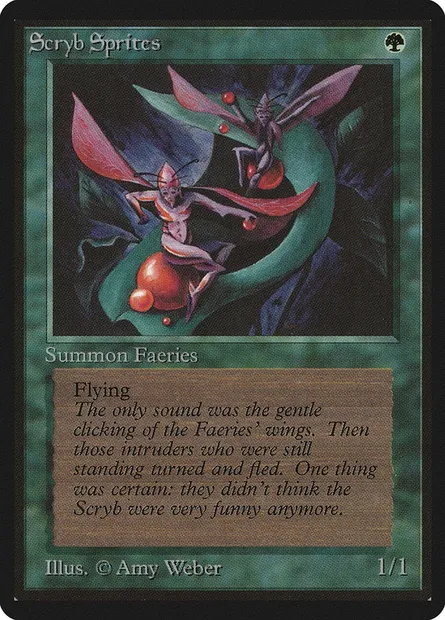 Scryb Sprites, Magic card LEB 216 — Limited Edition Beta set