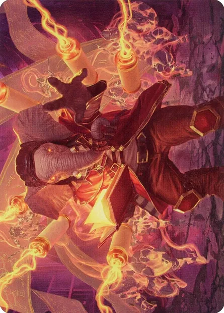 Quintorius, Loremaster // Quintorius, Loremaster, Magic card AMOM 52 — March of the Machine Art Series set
