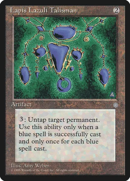 Lapis Lazuli Talisman, Magic card ICE 327 — Ice Age set