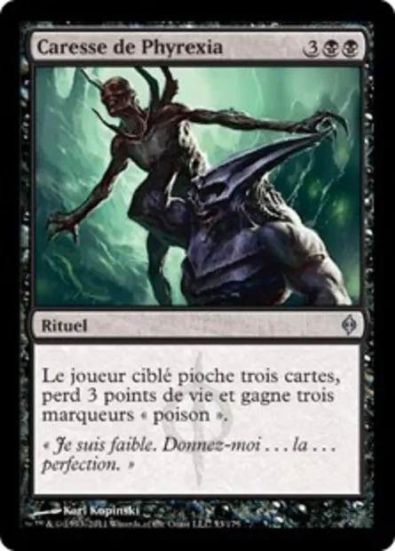 Caresse de Phyrexia, carte Magic NPH 53 — extension La Nouvelle Phyrexia