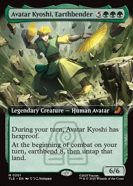Avatar Kyoshi, Earthbender, Magic card TLE 201 — Avatar: The Last Airbender Eternal set