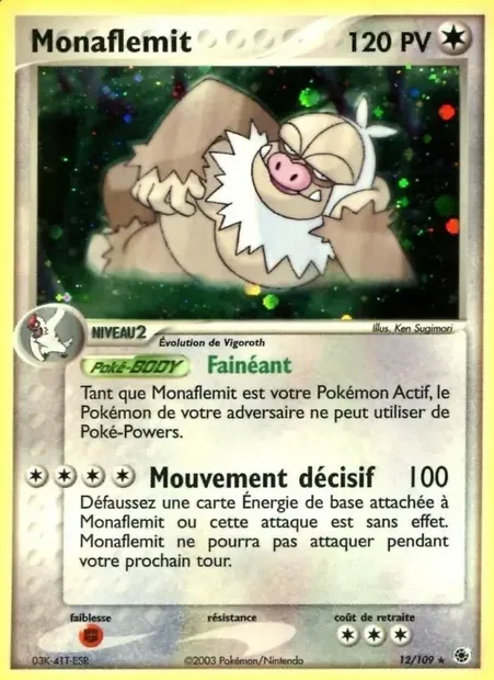 Monaflèmit, carte Pokémon RS 12 — extension EX Rubis & Saphir