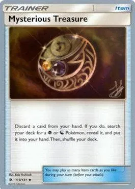 Mysterious Treasure, Pokémon card WCD19 113-2 — World Championship Decks 2019 set