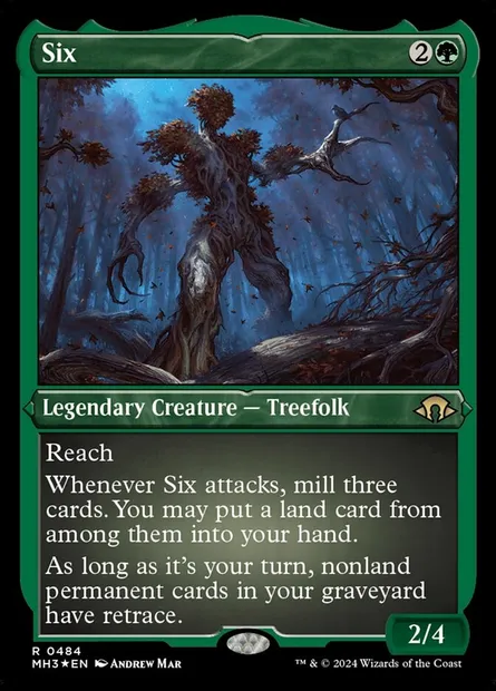 Six, Magic card MH3 484 — Modern Horizons 3 set