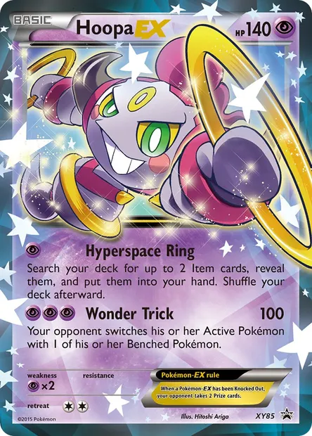 Hoopa EX, Pokémon card XY 85 — XY Black Star Promos set
