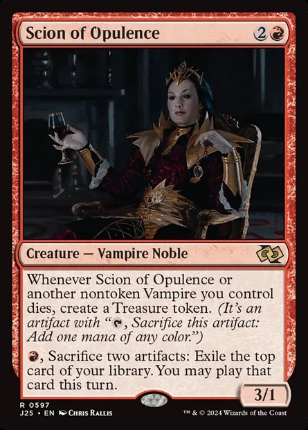 Scion of Opulence, Magic card J25 597 — Foundations Jumpstart set