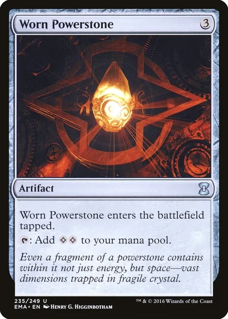 Worn Powerstone, Magic card EMA 235 — Eternal Masters set