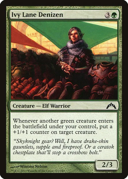 Ivy Lane Denizen, Magic card GTC 125 — Gatecrash set