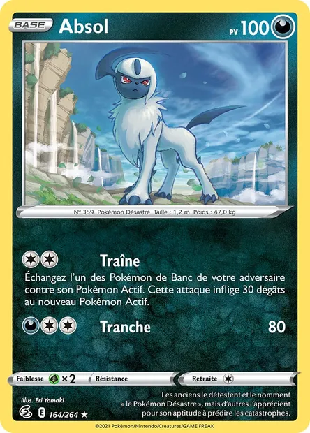 Absol, carte Pokémon FST 164 — extension Poing de Fusion