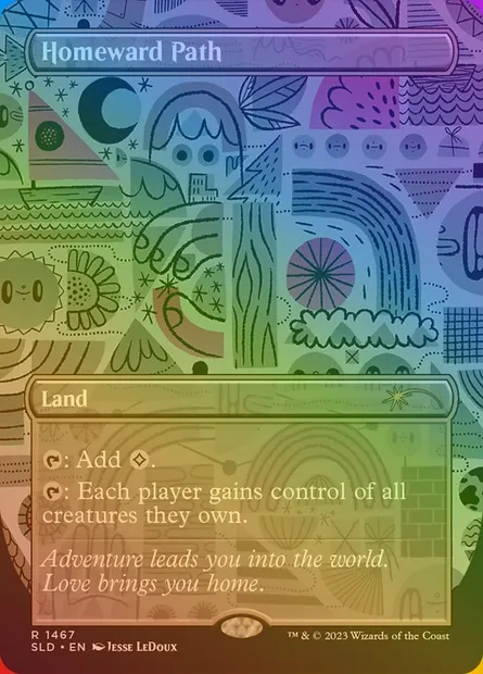 Homeward Path, Magic card SLD 1467★ — Secret Lair Drop set