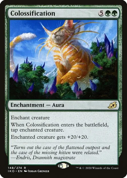 Colossification, Magic card IKO 148 — Ikoria: Lair of Behemoths set