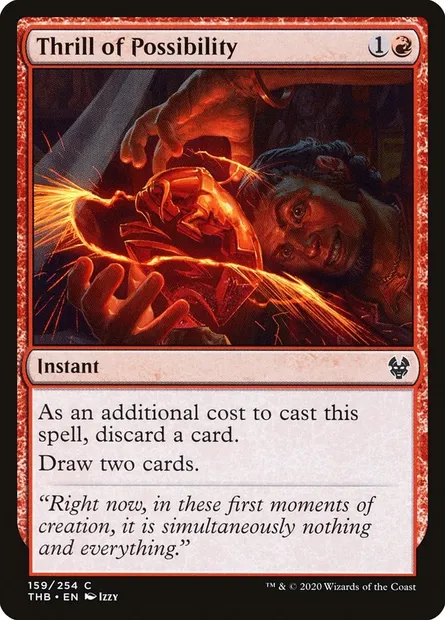 Thrill of Possibility, Magic card THB 159 — Theros Beyond Death set