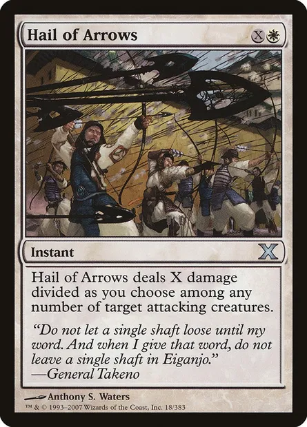 Hail of Arrows, Magic card 10E 18 — Tenth Edition set