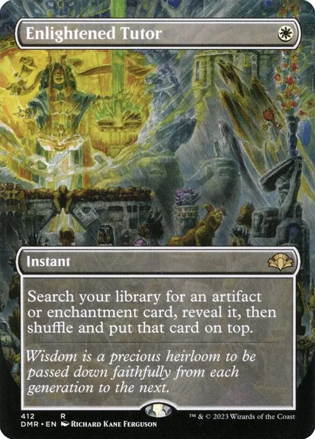 Enlightened Tutor, Magic card DMR 412 — Dominaria Remastered set