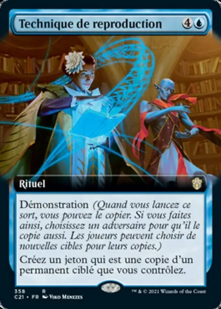 Technique de reproduction, carte Magic C21 358 — extension Commander 2021