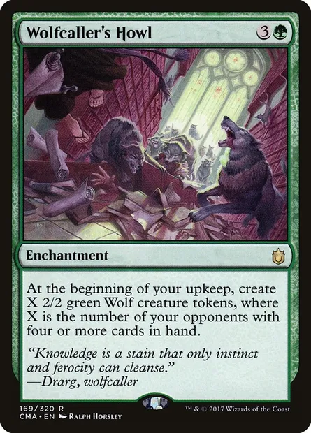 Wolfcaller's Howl, Magic card CMA 169 — Commander Anthology set