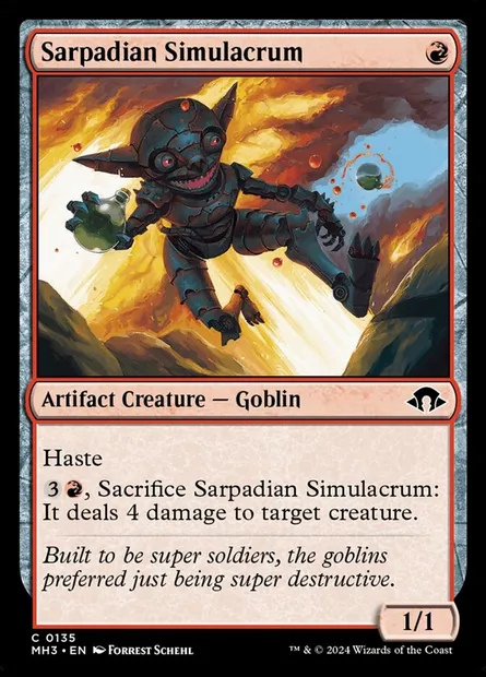 Sarpadian Simulacrum, Magic card MH3 135 — Modern Horizons 3 set