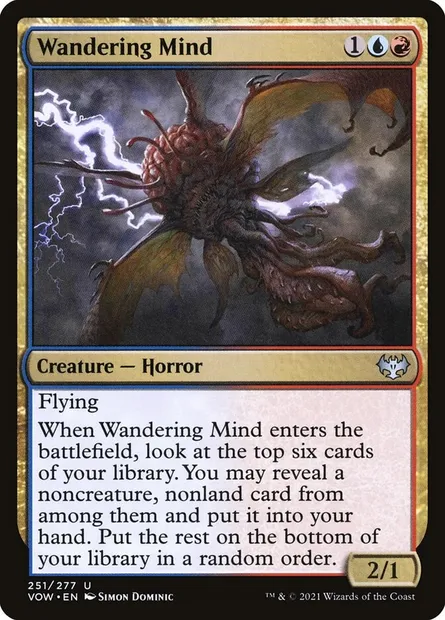Wandering Mind, Magic card VOW 251 — Innistrad: Crimson Vow set