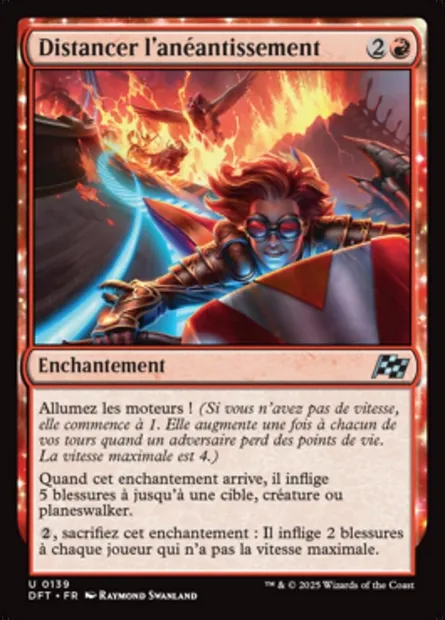 Distancer l'anéantissement, carte Magic DFT 139 — extension Aetherdrift