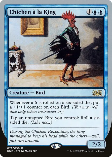 Chicken à la King, carte Magic UND 21 — extension Unsanctioned