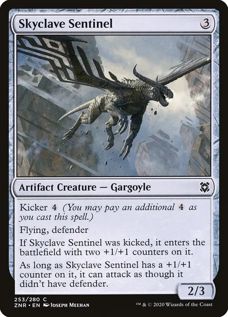Skyclave Sentinel, Magic card ZNR 253 — Zendikar Rising set