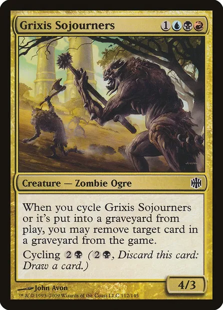 Grixis Sojourners, Magic card ARB 112 — Alara Reborn set