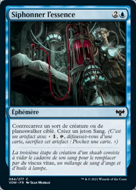 Siphonner l'essence, carte Magic VOW 84 — extension Innistrad : noce écarlate