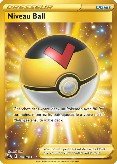 Niveau Ball, carte Pokémon BST 181 — extension Styles de combat
