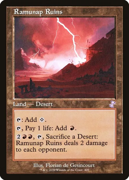 Ramunap Ruins, Magic card TSR 409 — Time Spiral Remastered set