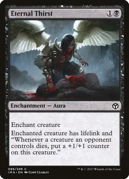 Soif éternelle, carte Magic IMA 89 — extension Iconic Masters
