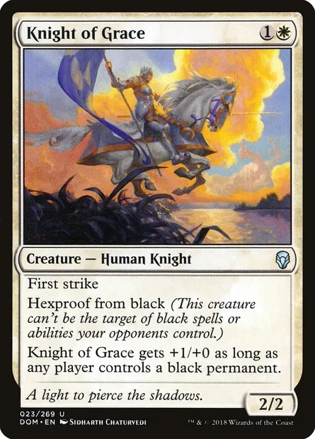 Knight of Grace, Magic card DOM 23 — Dominaria set