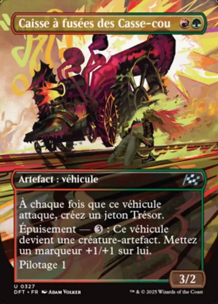 Caisse à fusées des Casse-cou, carte Magic DFT 327 — extension Aetherdrift