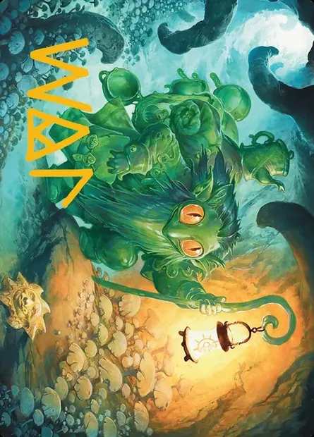 Mutable Explorer // Mutable Explorer, Magic card AECL 21 — Lorwyn Eclipsed Art Series set
