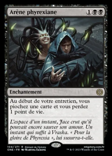 Arène phyrexiane, carte Magic ONE 104 — extension Tous Phyrexians