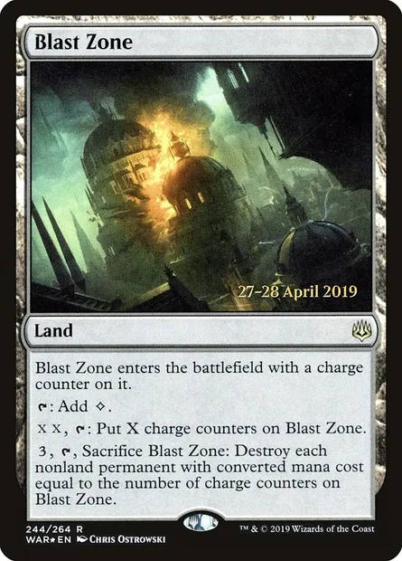 Blast Zone, Magic card PWAR 244s — War of the Spark Promos set