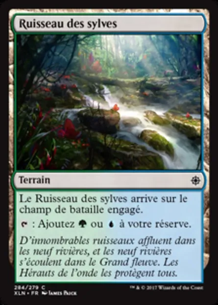 Ruisseau des sylves, carte Magic XLN 284 — extension Ixalan