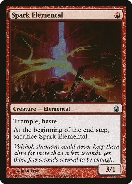 Spark Elemental, Magic card PD2 4 — Premium Deck Series: Fire and Lightning set